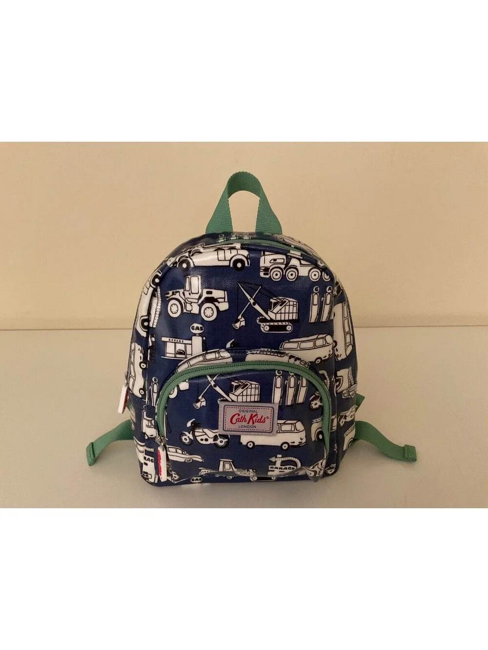 Cath Kidston London Kids Mini Backpack Working Vehicles EUC